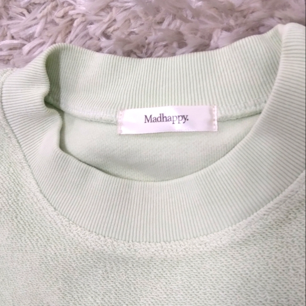 Madhappy Rainbow Eclipse Crewneck Sweatshirt Size… - image 4